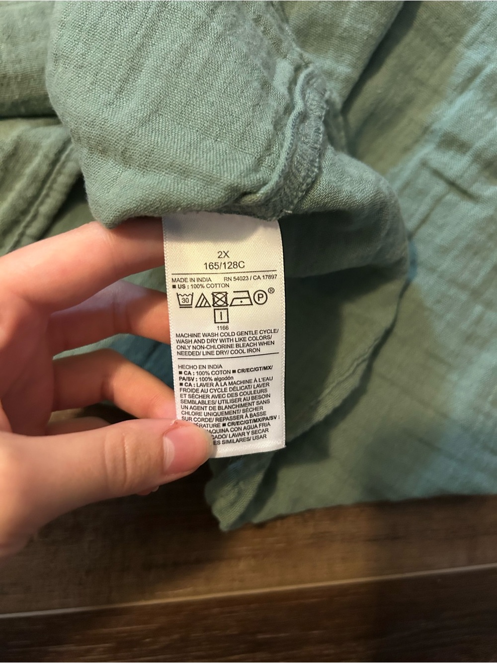 Old Navy Sage Green V-Neck Short Sleeve Dress - Picture 6 of 8